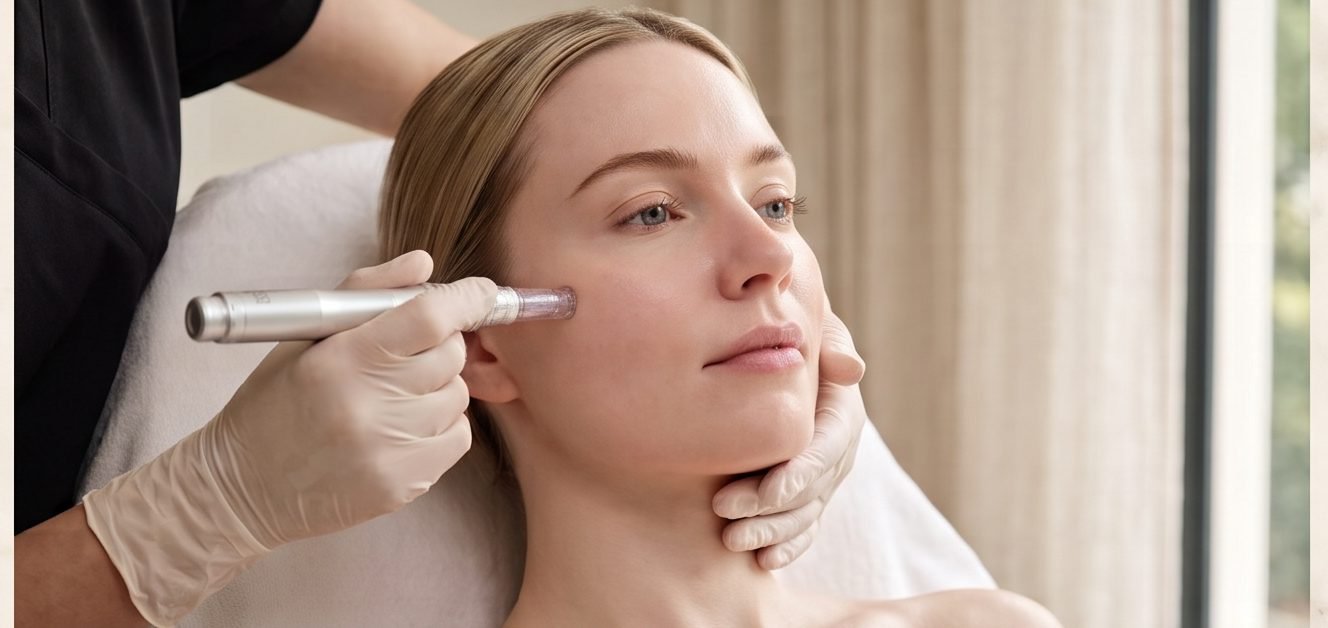 Soin de précision sur le bas du visage